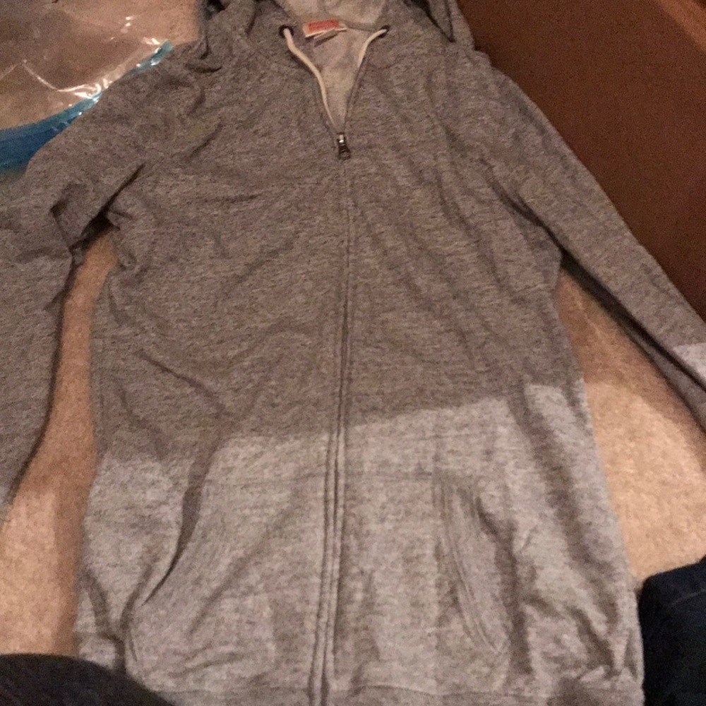 Zip up grey